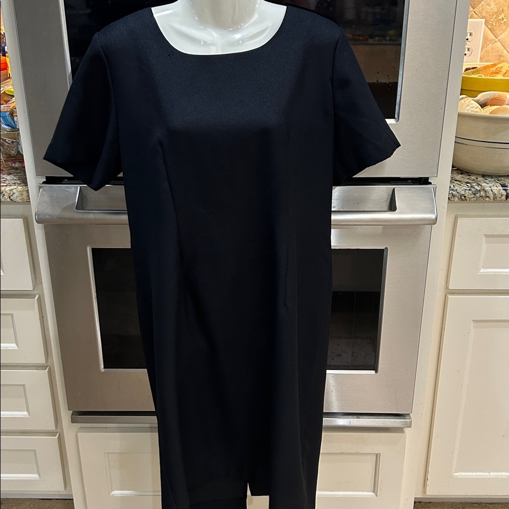 Vintage handmade classic black dress about size 14